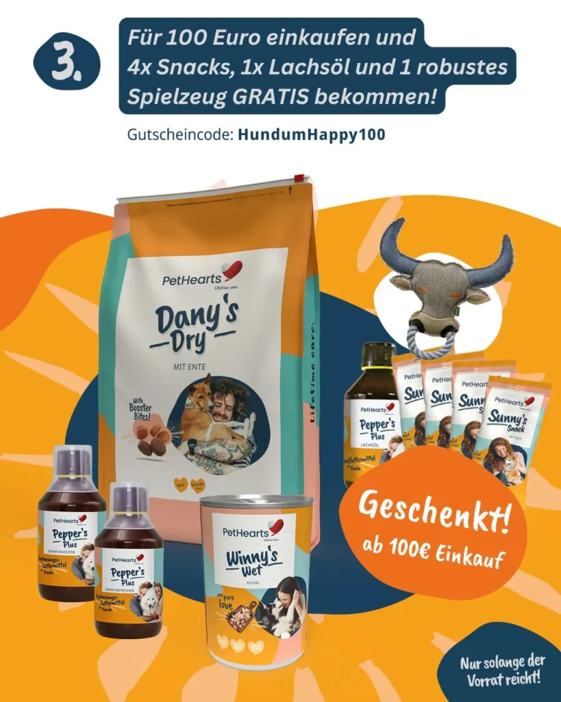 Gutschein PetHearts ab 100 Euro